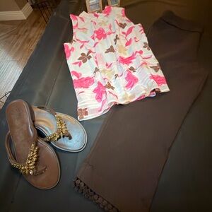 Chico's Dark Brown Ankle Pants